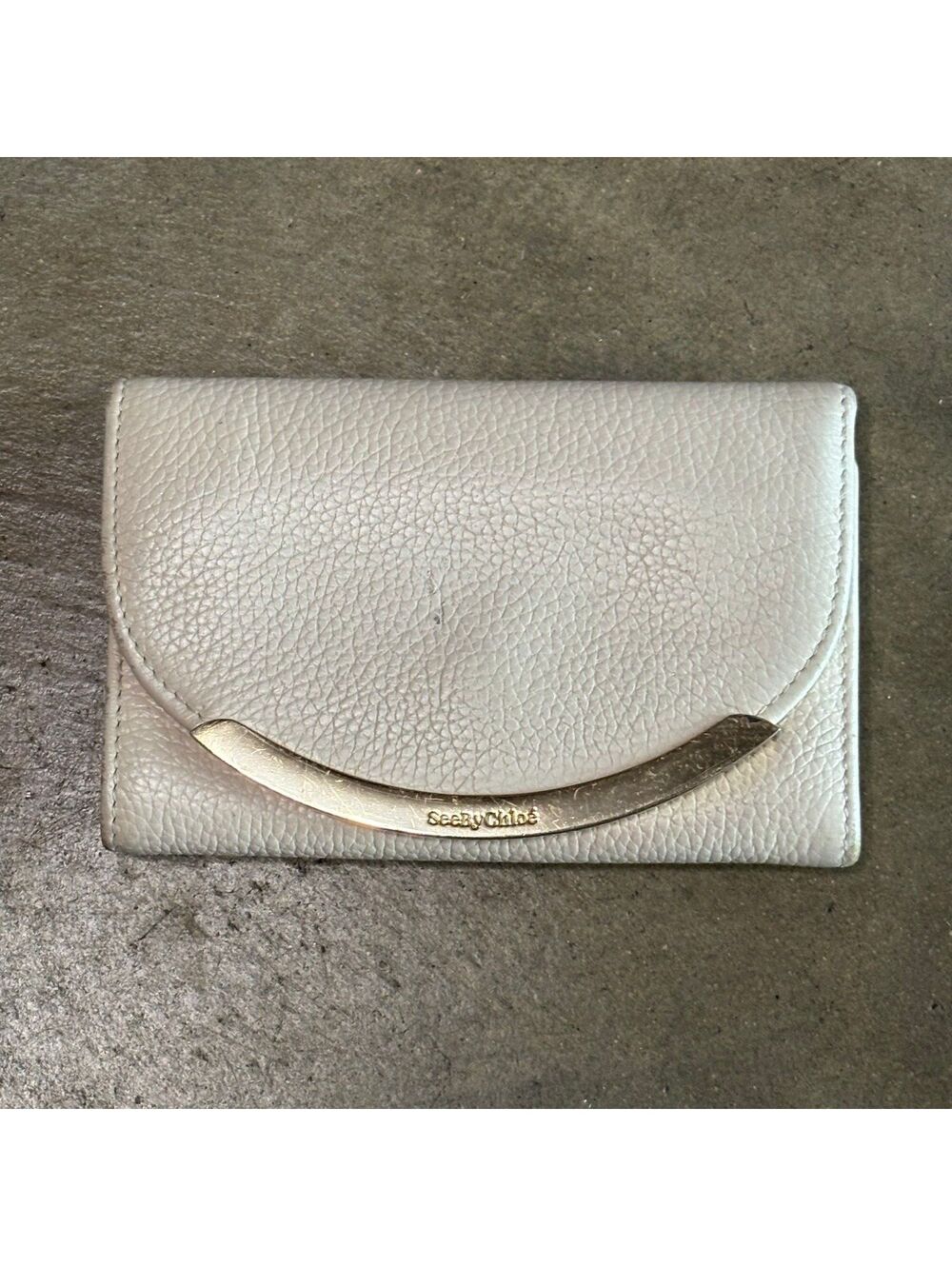See By Chloé White Leather Wallet